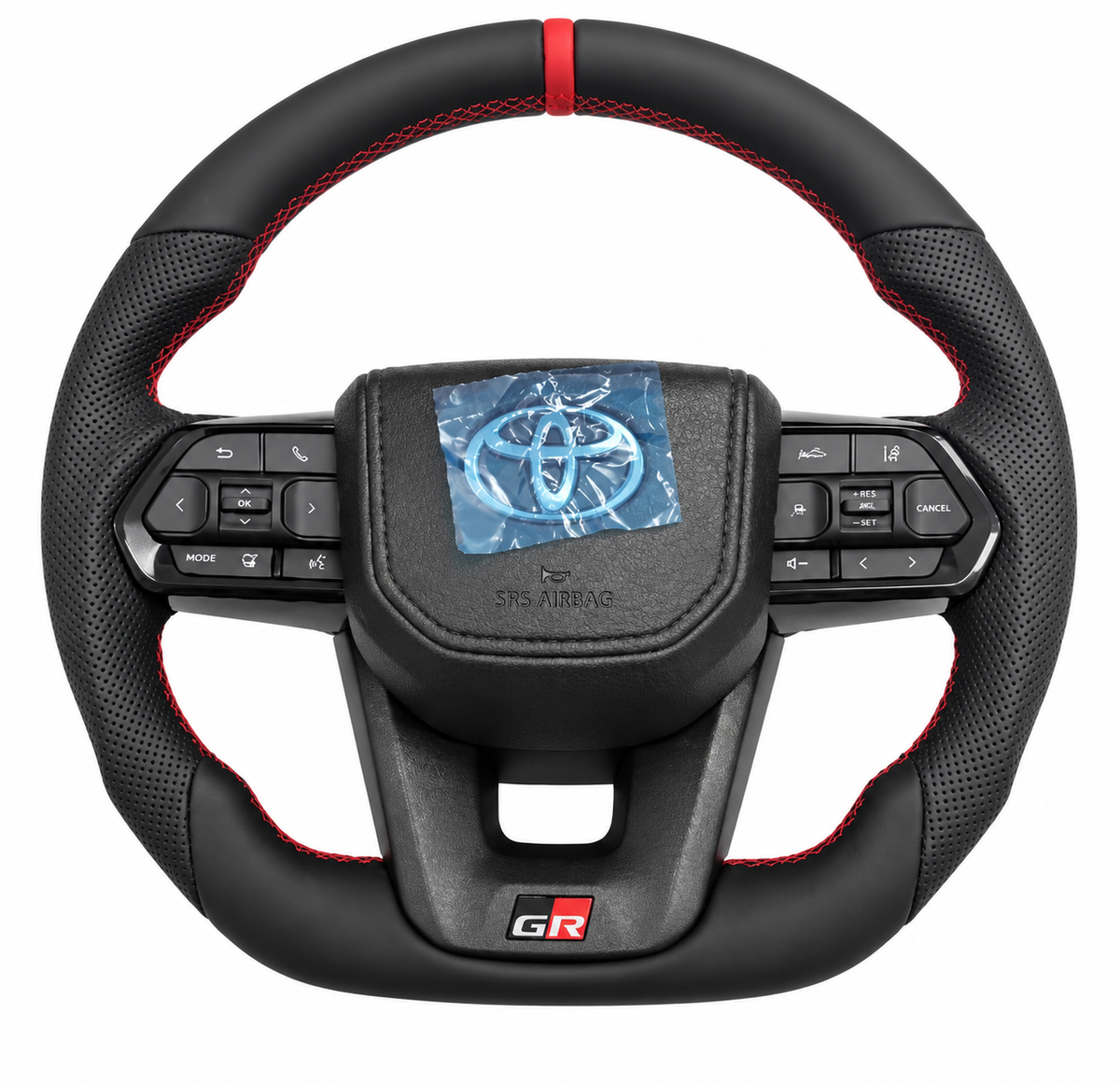 Matt black (RED) 300 GR Steering Wheel