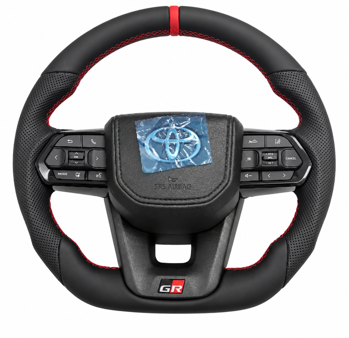 Matt black (RED) 300 GR Steering Wheel